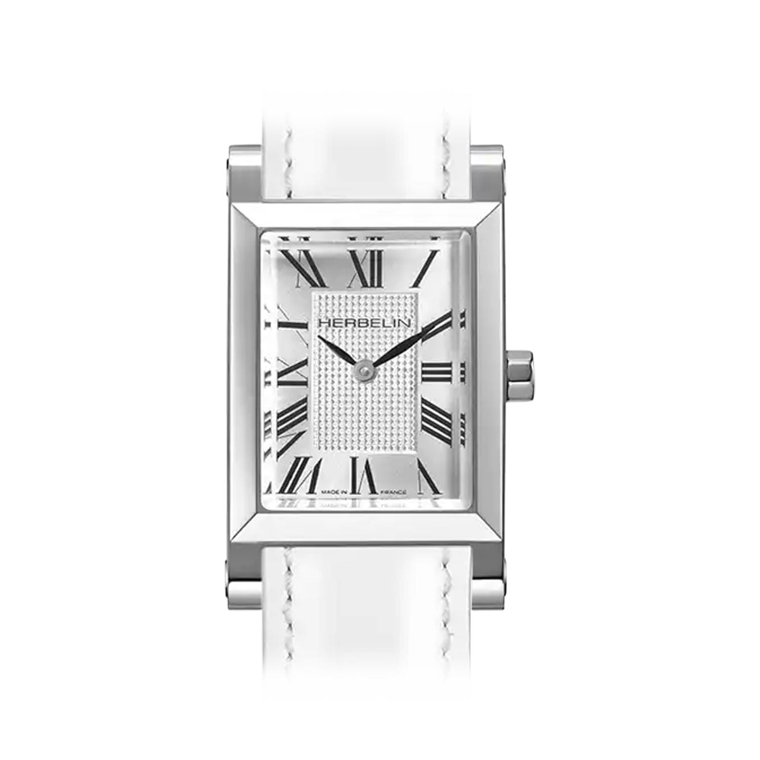 Herbelin Antar&Atilde;s Case  Silver Guilloch&Atilde; Dial  Watch