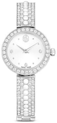 Swarovski マトリックスパールバングル（26mm）シルバーサンレイダイヤル／ステンレススチールパールバングルブレスレット 5743680