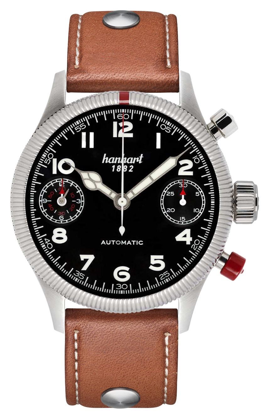 Hanhart Chronographe automatique Pioneer Twindicator (45 mm montre