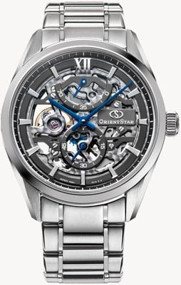 Orient Star Contemporary Full-Skeleton M34 Mechanical Hand Wound (39mm) Skeleton Dial / Stainless Steel RE-AZ0101N00B