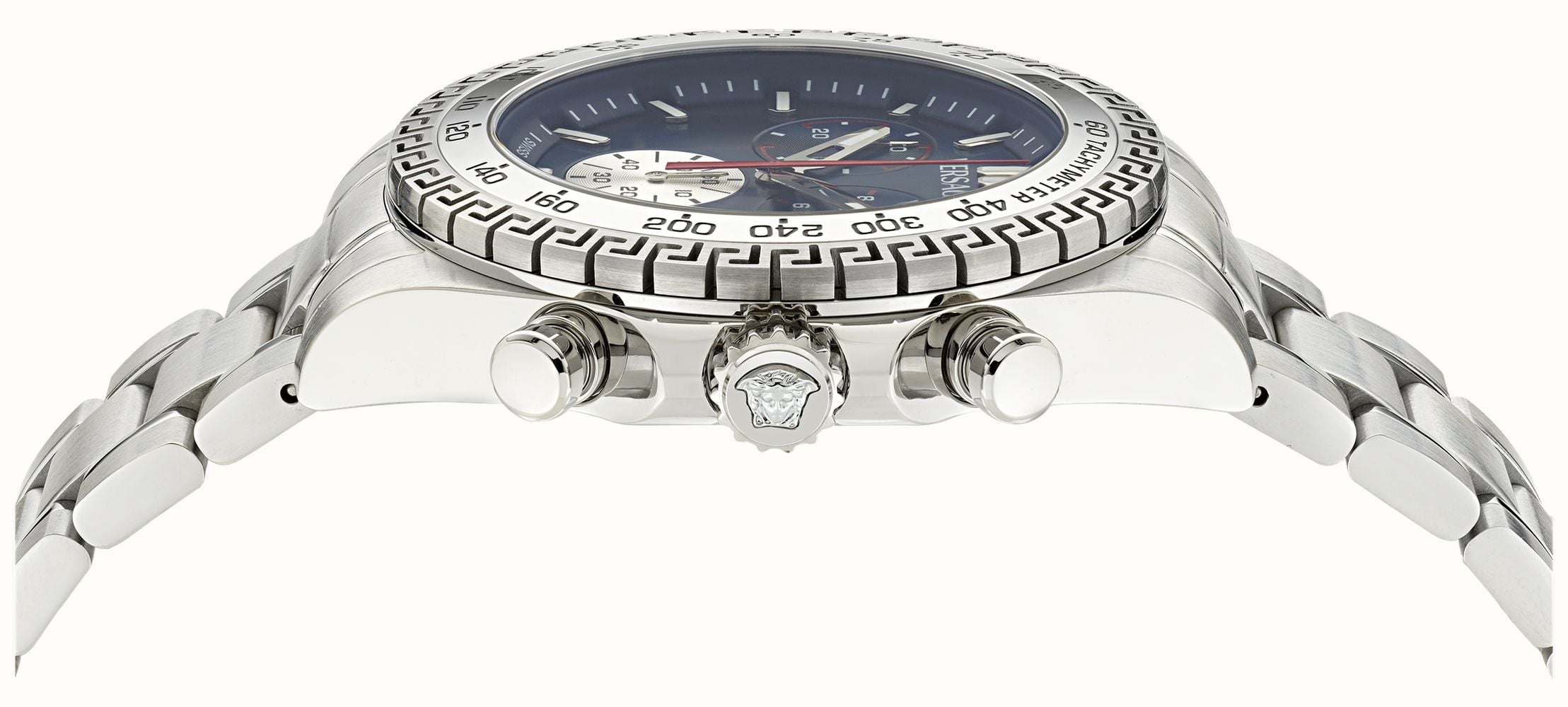 Versace Men's VERSACE CHRONO X (44mm) Blue Chronograph Dial