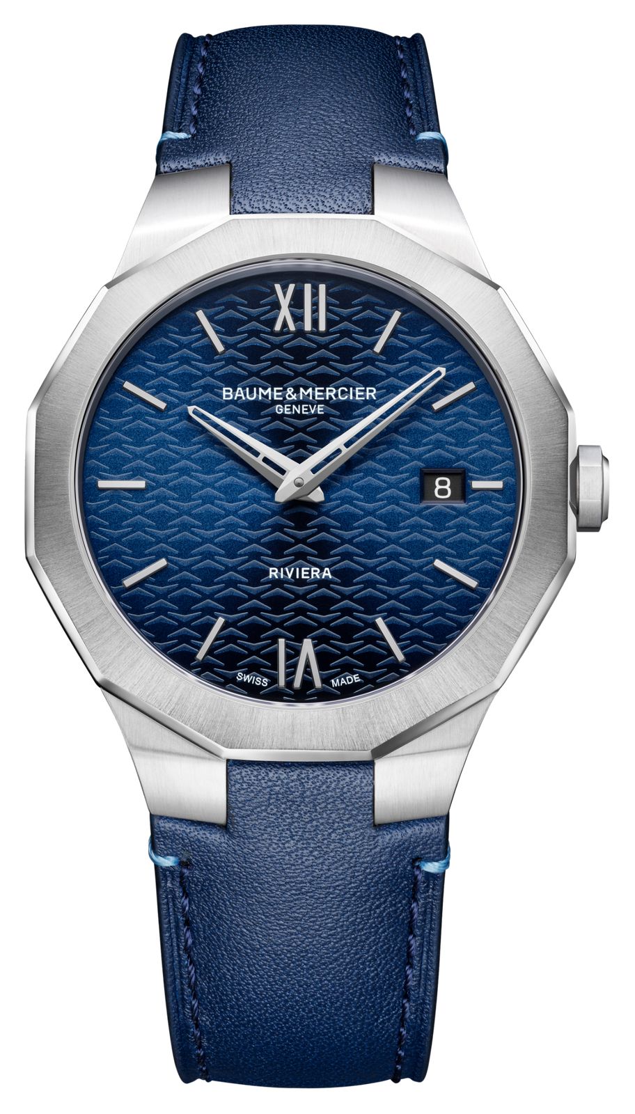 Baume & Mercier Riviera quartz (39 mm) cadran bleu sun-satin montre