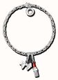 Thomas Sabo Charm bracelet Sterling Silver Bow And Lipstick X0163-001-12-L18.5 - vista alternativa 2