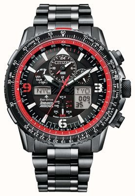 Citizen Red Arrows Skyhawk A-T Limited Edition Eco-Drive Promaster Radio Controlled Plated Stainless Steel JY8087-51E