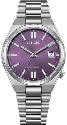 Citizen Tsuyosa automático (37 mm) mostrador roxo sunray / pulseira de aço inoxidável NJ0200-50W