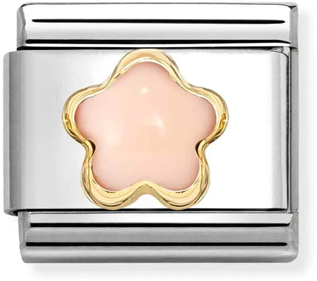 Nomination Classic Pink Coral Flower Charm 030522/10