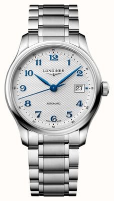 LONGINES Master Collection Automatic (39mm) Silver "Barleycorn" Dial / Stainless Steel Bracelet L29494736
