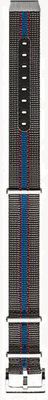 Hamilton Straps American Classic 22mm Grey & Blue Striped Textile NATO Strap - STRAP ONLY H694354105