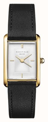 Rosefield Heirloom (23.5mm) White Dial / Black Leather Strap HWBLG-H06