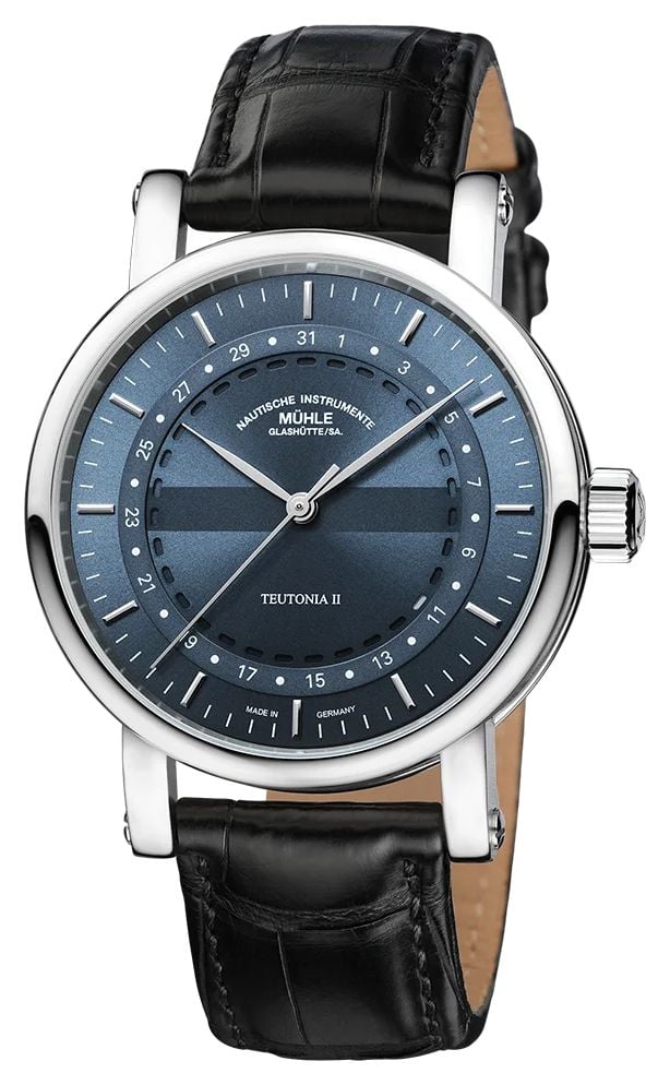 MÃ¼hle GlashÃ¼tte Teutonia II Ã  date et anneau automatique montre