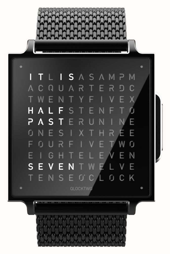 QLOCKTWO QW38EN6BLBMBLN