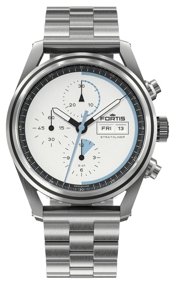FORTIS Stratoliner s-41 automatique white dust (41mm) montre