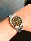 Customer picture of Bulova Jet star (40 mm) grijze wijzerplaat / roestvrijstalen armband 96B415