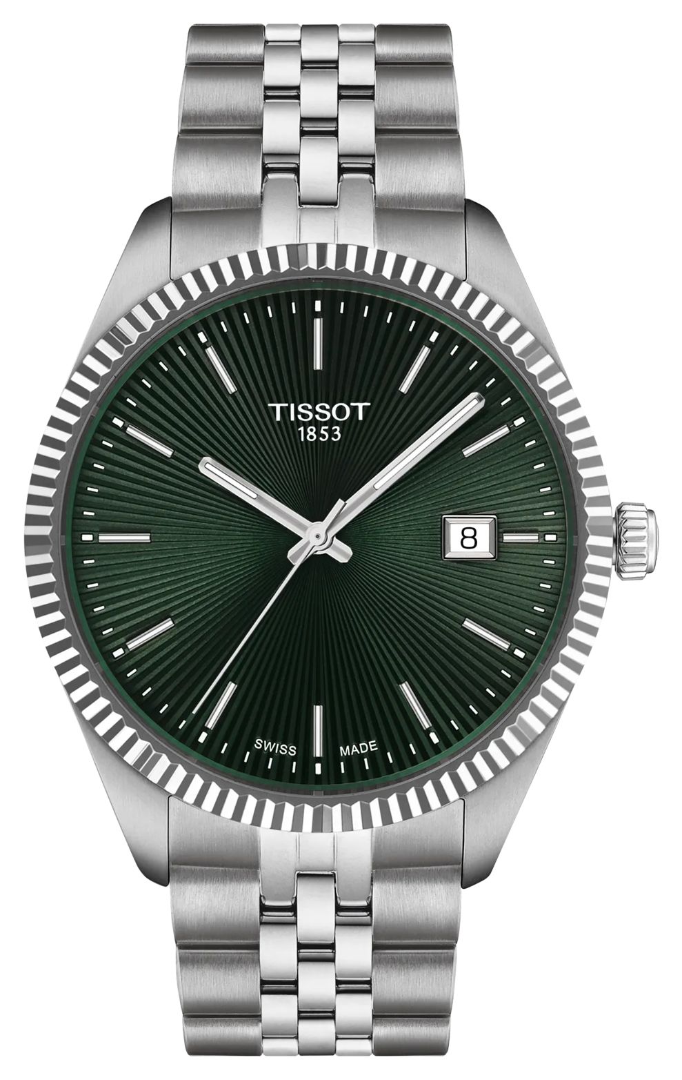 Tissot Ballade quartz (40 mm) cadran guillochÃ© vert fonc montre