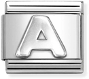Nomination Classic Letter A Oxidised Charm 330113/01