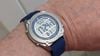 Customer picture of RZE Orologio multifunzione Utd-8000 (42 mm) con display positivo e cinturino elastico in nylon blu. UTD-8000-NB