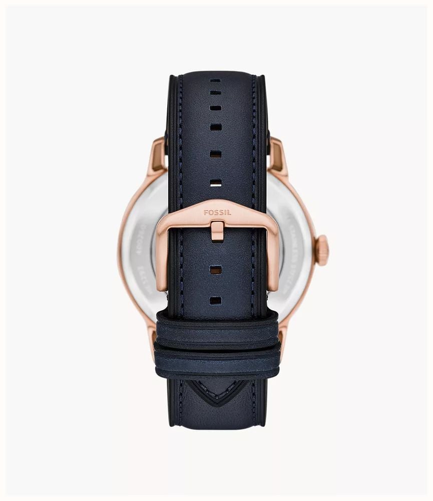 Fossil Townsman 44 mm Automatic Navy Leather ME3293 - alternate view 2