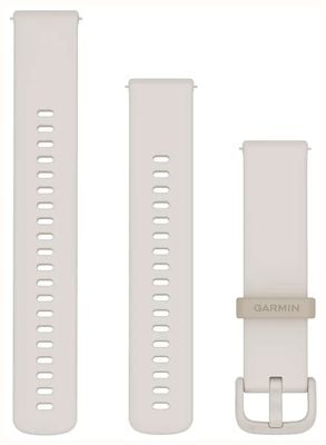 Garmin Nur Schnellverschlussband (20 mm) aus elfenbeinfarbenem Silikon 010-12932-31