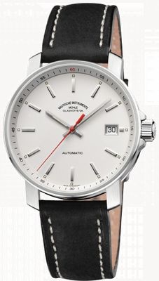 Mühle Glashütte 29er Automatic (36.6mm) White Dial / Black Leather Strap M1-25-21-LB