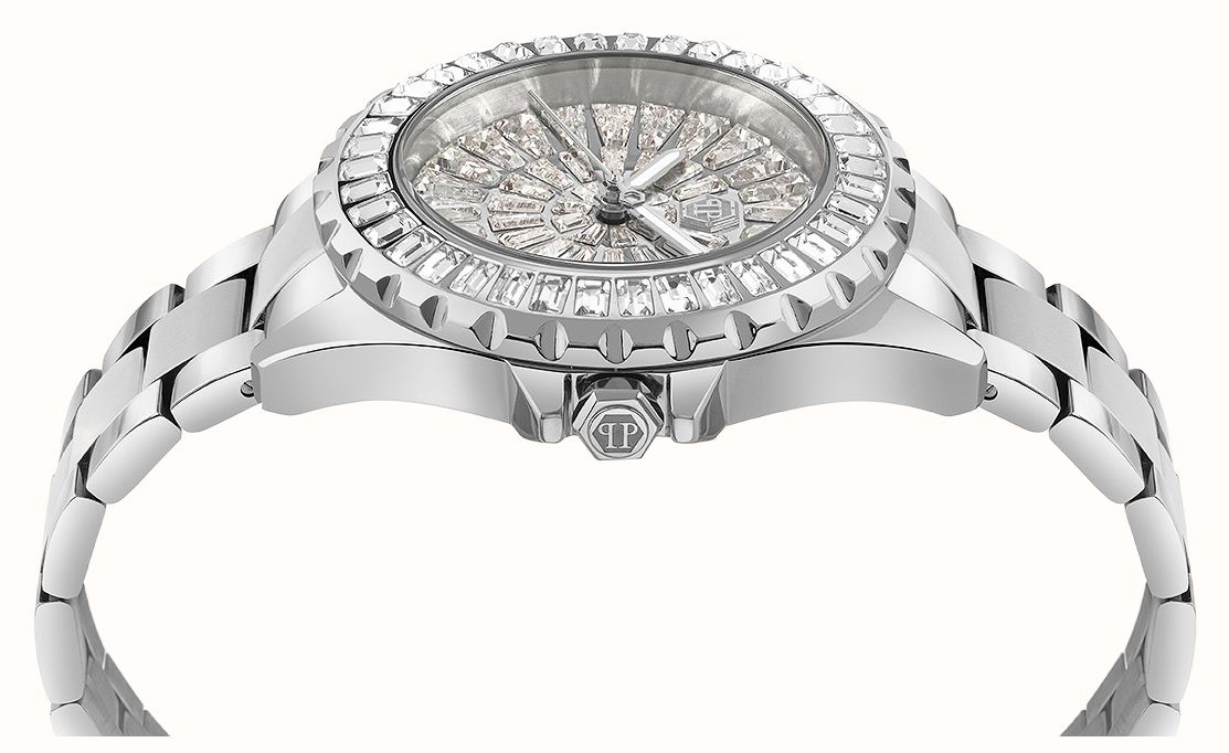 Philipp Plein PLEIN HEAVEN Quartz (34mm) Crystal Pavé Dial / Stainless Steel Bracelet PWEHA0326 - vista alternativa 3