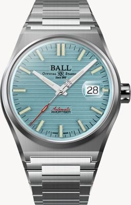 Ball Watch Company Roadmaster Perseverer Automatik (40 mm) eisblaues Zifferblatt / Edelstahlarmband NM9050C-S1-IBE