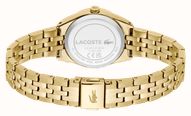 Lacoste Parisienne Tuilerie Quartz (30mm) Gold Dial / Gold PVD Stainless Steel Bracelet 2001303 - vista alternativa 3