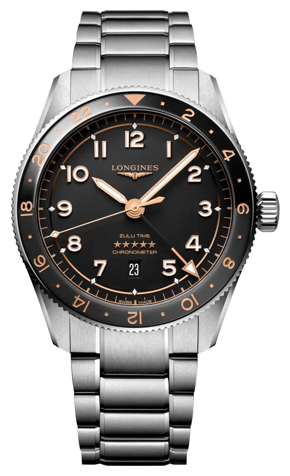 LONGINES automatique Spirit Zulu Time GMT (42 mm) montre