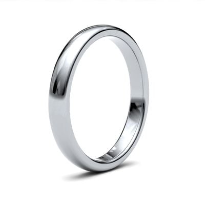 James Moore Wedding Rings | Palladium 500 | 2.5mm | Heavy | Premium Court | AG_2.5GHP-PD5