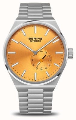 Bering Men's Automatic (41mm) Yellow Dial / Stainless Steel Bracelet 19441-701