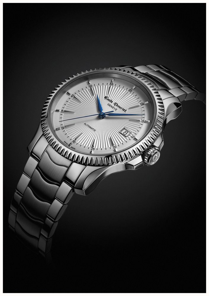 Emile Chouriet Ailes du Temps - Soleos Automatic (40mm) White Dial / Stainless Steel Bracelet 08.1155.G.6.6.28.6 - autre vue 6