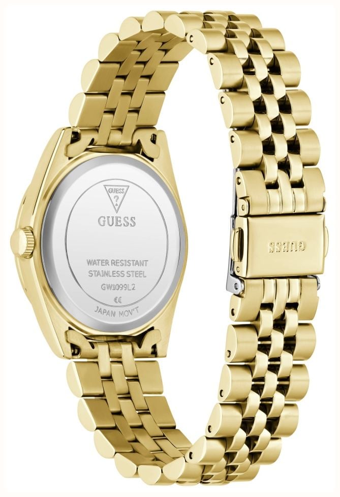 Guess Ladies Jada White Mother of Pearl Dial Gold-Tone Stainless Steel Bracelet GW1099L2 - alternative Ansicht 2