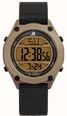 RZE Multifunctioneel horloge in tan cerakote (42mm) met geel display / zwart elastisch nylon bandje UTD-8000-CKT - alternatieve weergave 2