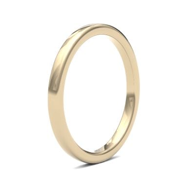 James Moore Wedding Ring | Or jaune 18 carats | 2 mm | lourd | taille soft court | ag_2lhs-18y AG_2LHS-18Y