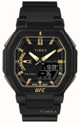 Timex x UFC コロッサスブラックダイヤル/ブラック樹脂 TW2V55300