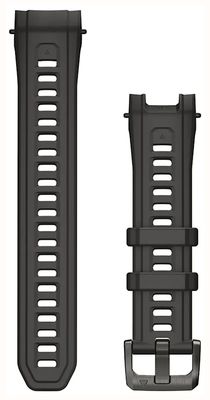 Garmin Bracelet de montre en silicone anthracite de 22 mm (Instinct 3/Instinct Crossover AMOLED – 45 mm) 010-13395-10