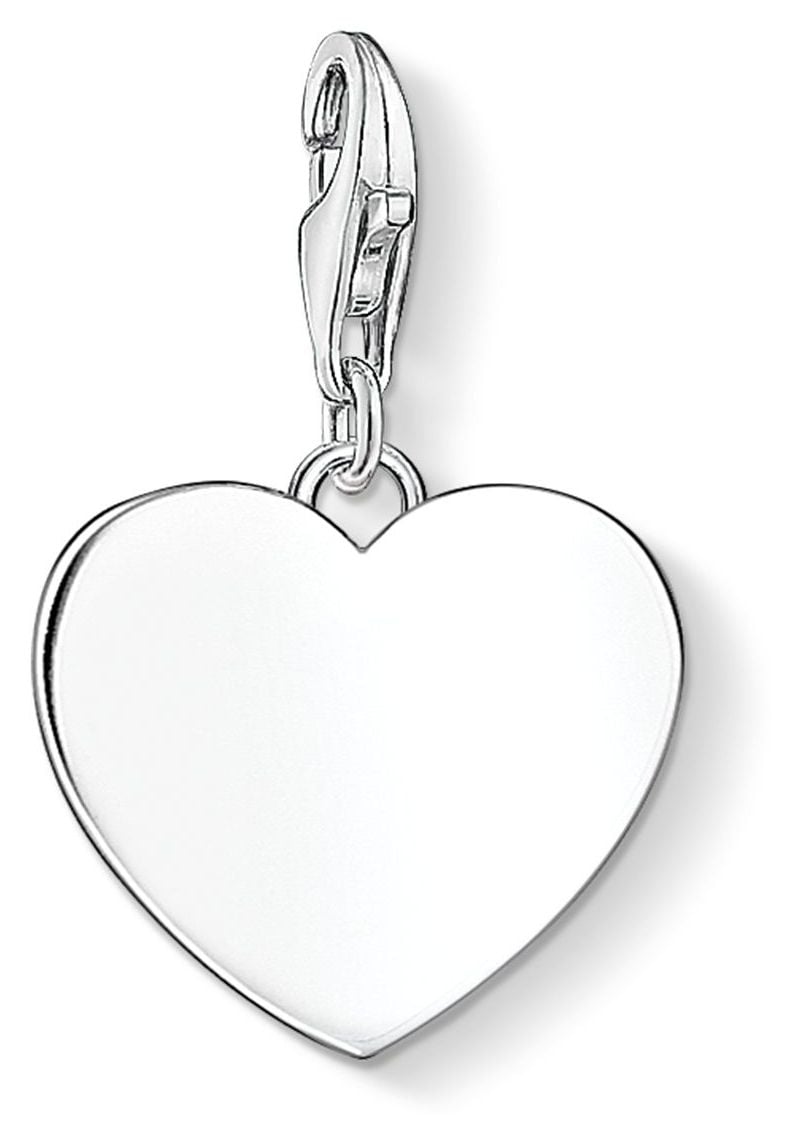 Thomas Sabo Sterling Silver Engravable Heart Pendant 1634- Jewellery-image-44945