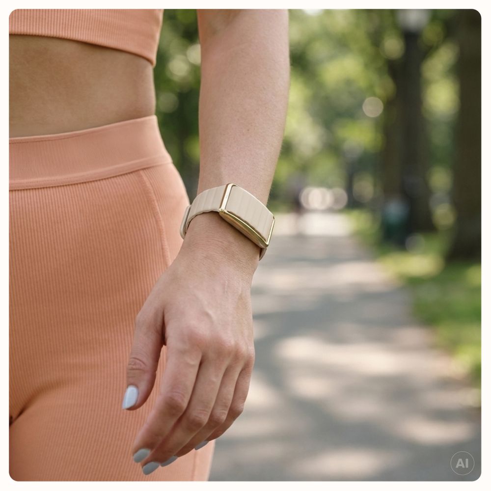 Polar Loop Beige Magnetic Silicone - Screen-Free Wearable Health Band & Fitness Tracker Watch 920121268 - альтернативный вид 16