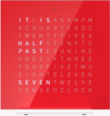 QLOCKTWO Earth 13.5 pure édition gâteau aux cerises (anglais) T4PENCC-UK