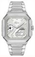 Lacoste Stainless Steel Silver Dial LC33 Square Watch 2011531