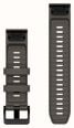 Garmin QuickFit Bands (22mm) Pebble Grey Silicone with Black Hardware - Strap Only 010-14559-00 - 备用视图 2