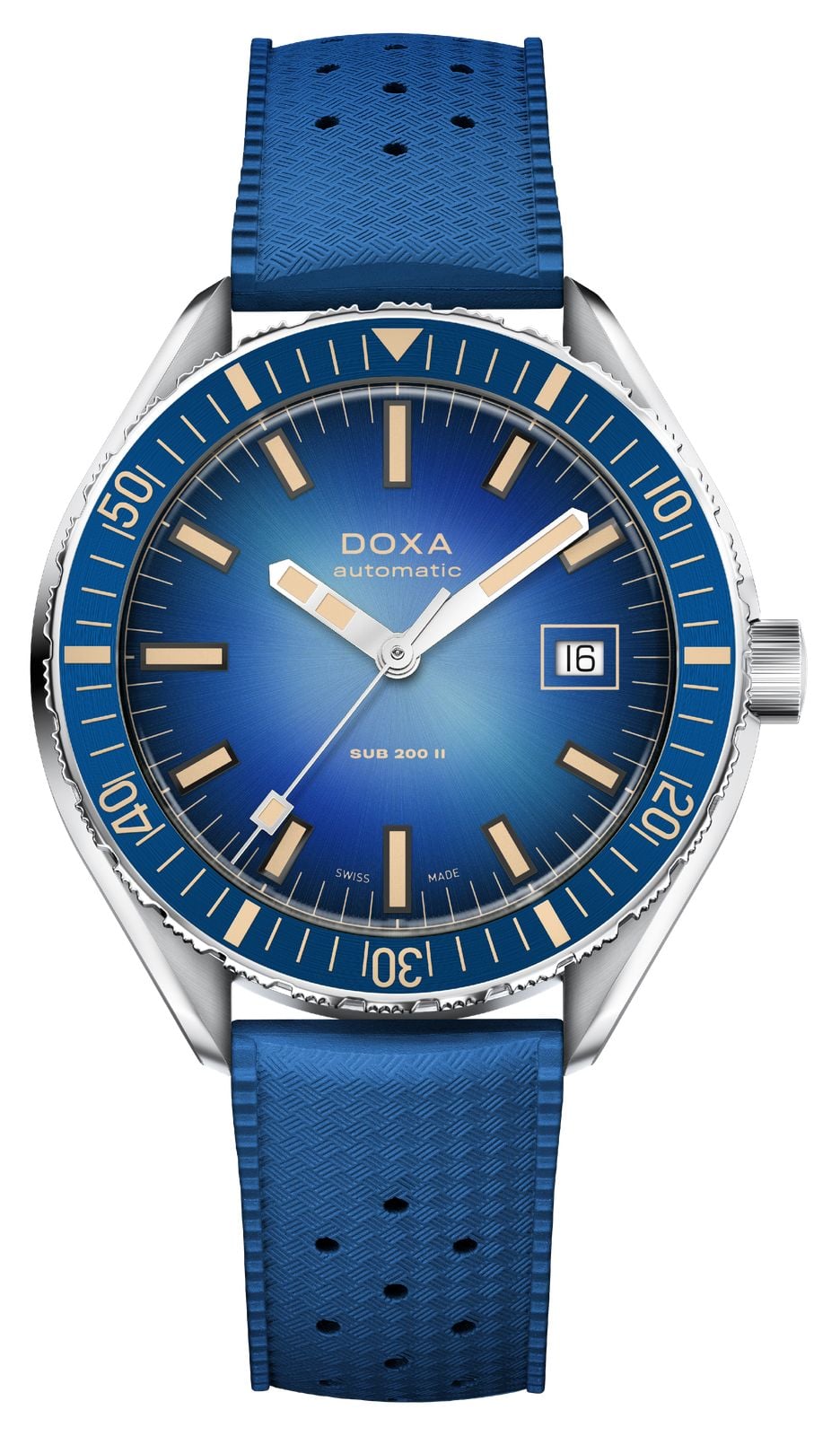 DOXA Sub 200 II Caribbean (44 mm) cadran bleu dÃ©gradÃ© / montre