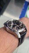 Customer picture of Hamilton Khaki Field Murph Automatic (38mm) Black Dial / Black Leather Strap H70405730