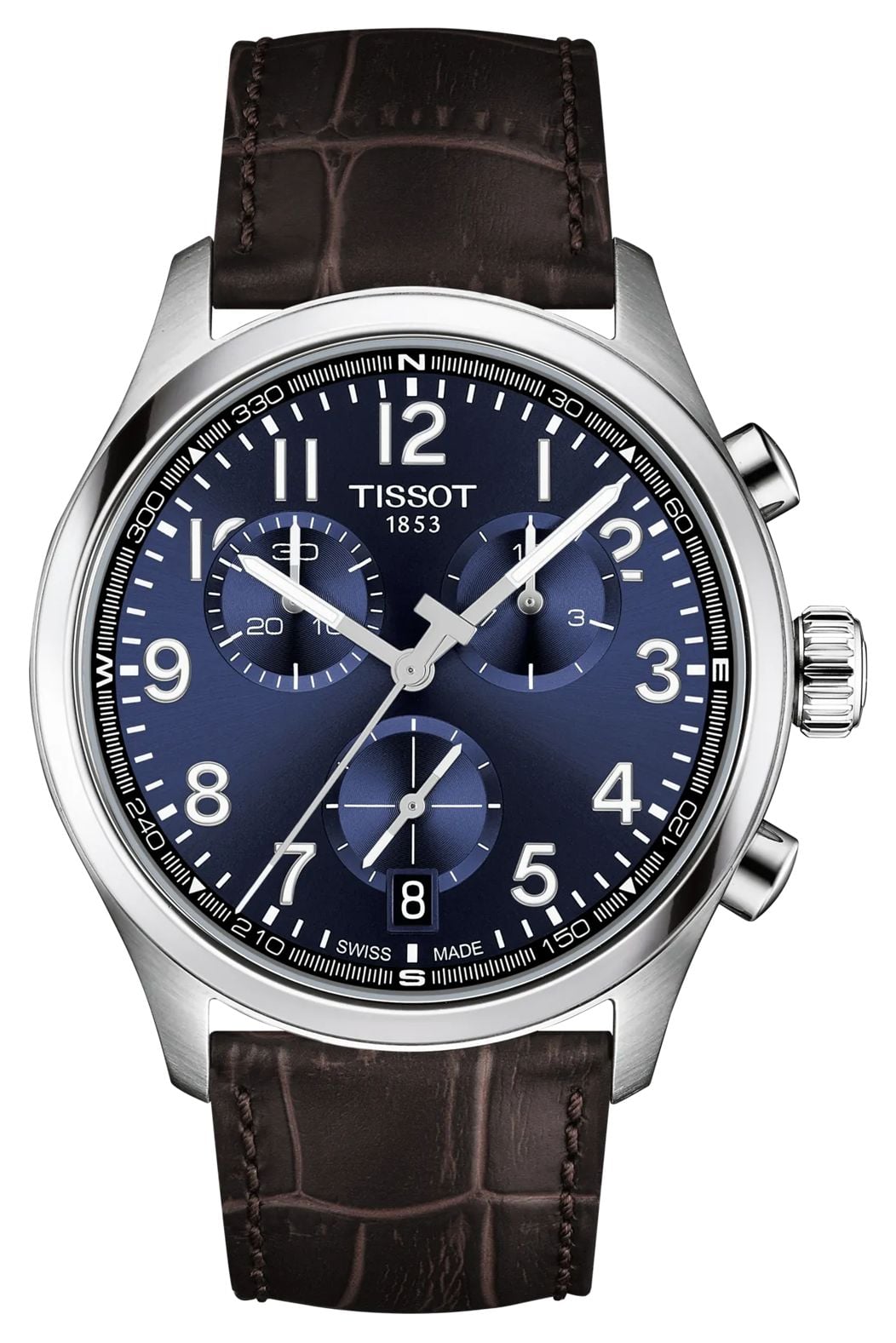 Tissot Chronographe Ã  quartz (42 mm), cadran bleu / montre