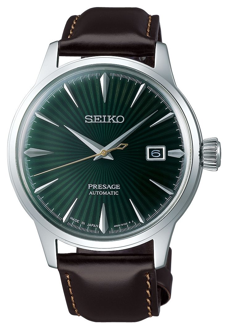 Seiko Presage automatique Ã  cadran vert Â«Â Cocktail montre