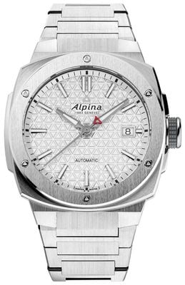 Alpina Alpiner Extreme Automatik (39 mm) weißes strukturiertes Zifferblatt / Titanarmband AL-525S3AE1B