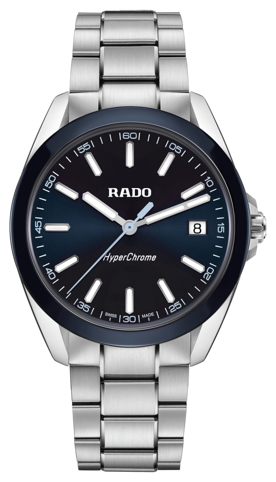 RADO Quartz hyperchrome (41,5 mm) cadran bleu foncÃ© soleill montre