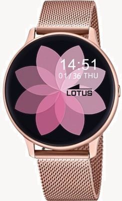 Lotus Smartime-Armband aus roségoldenem Stahlgeflecht L50015/A