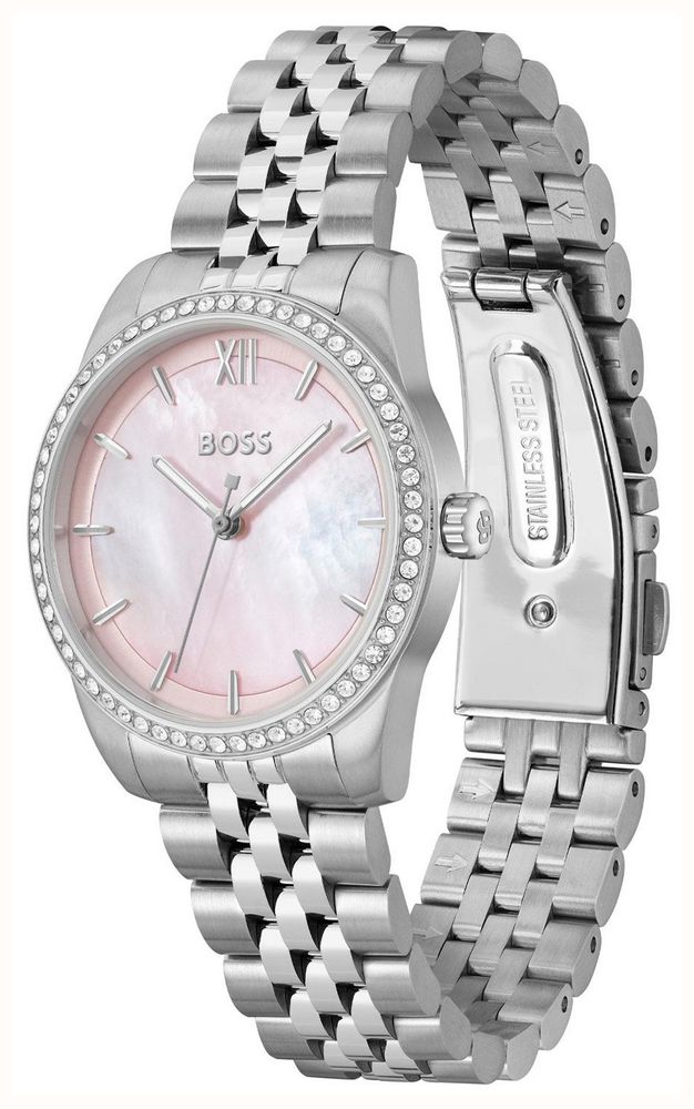 BOSS Graceful Mother of Pearl Crystal B0SS Watch 1502866 - vista alternativa 2