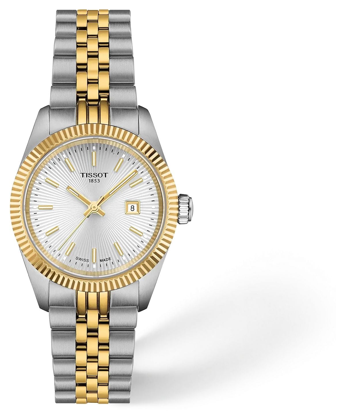 Tissot Ballade quartz (30mm) cadran argentÃ© effet soleil / montre