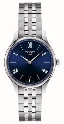 Tissot | традиция | женский браслет из нержавеющей стали | синий циферблат | T0632091104800